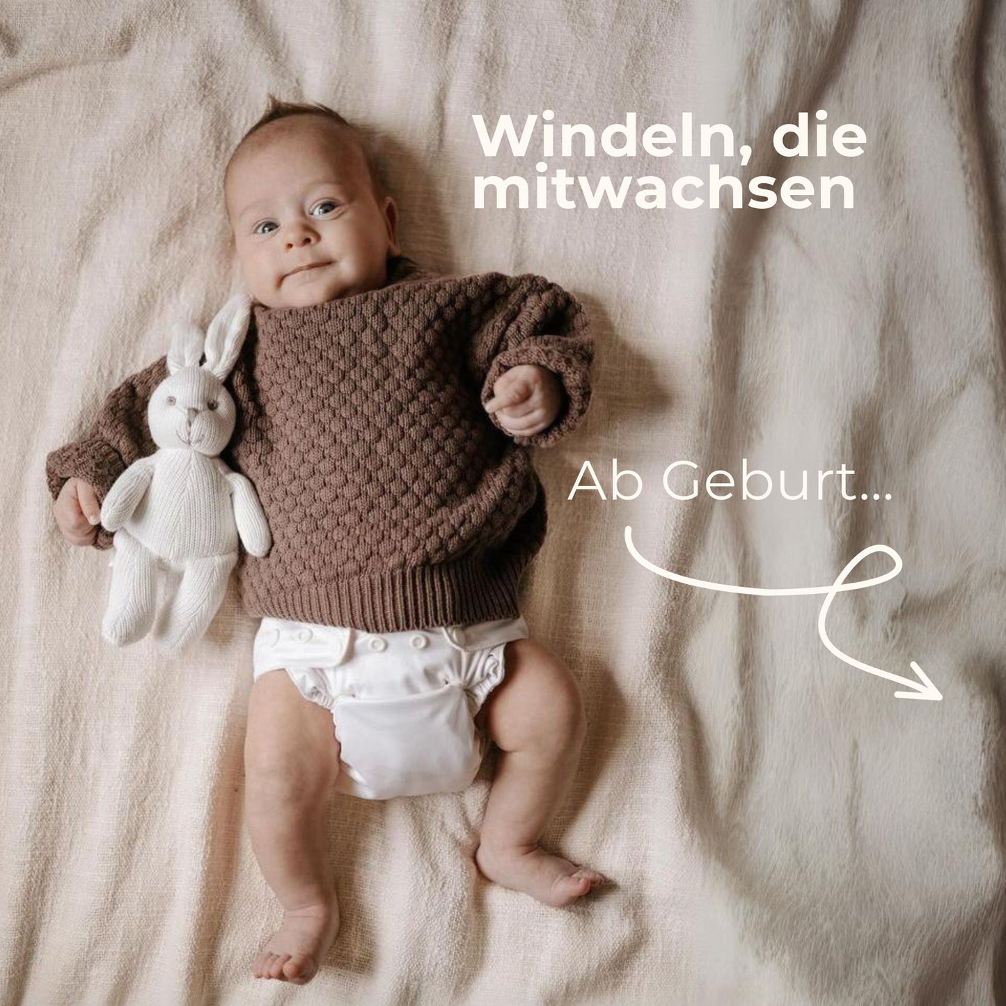 Vollzeit Stoffwindel-Set mitwachsend