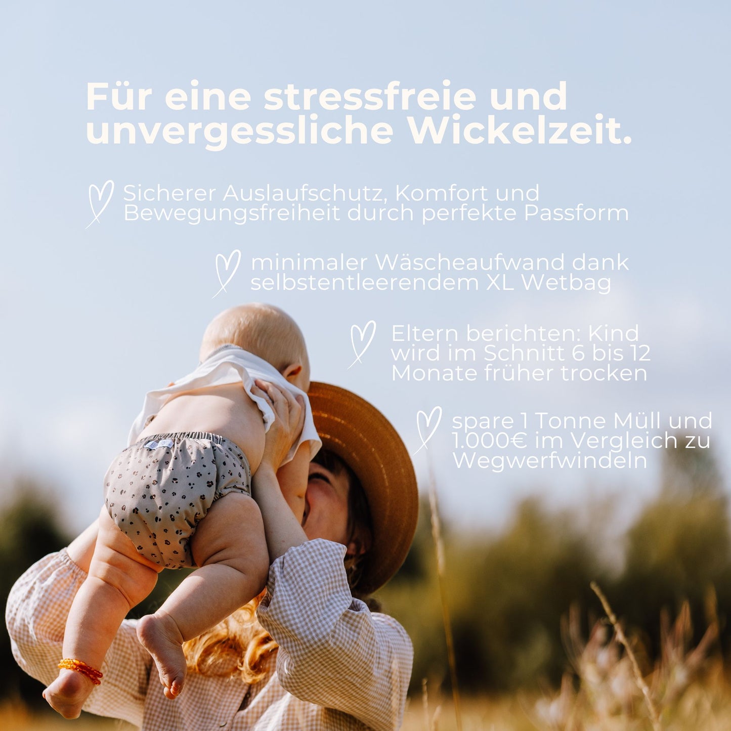Vollzeit Stoffwindel-Set mitwachsend