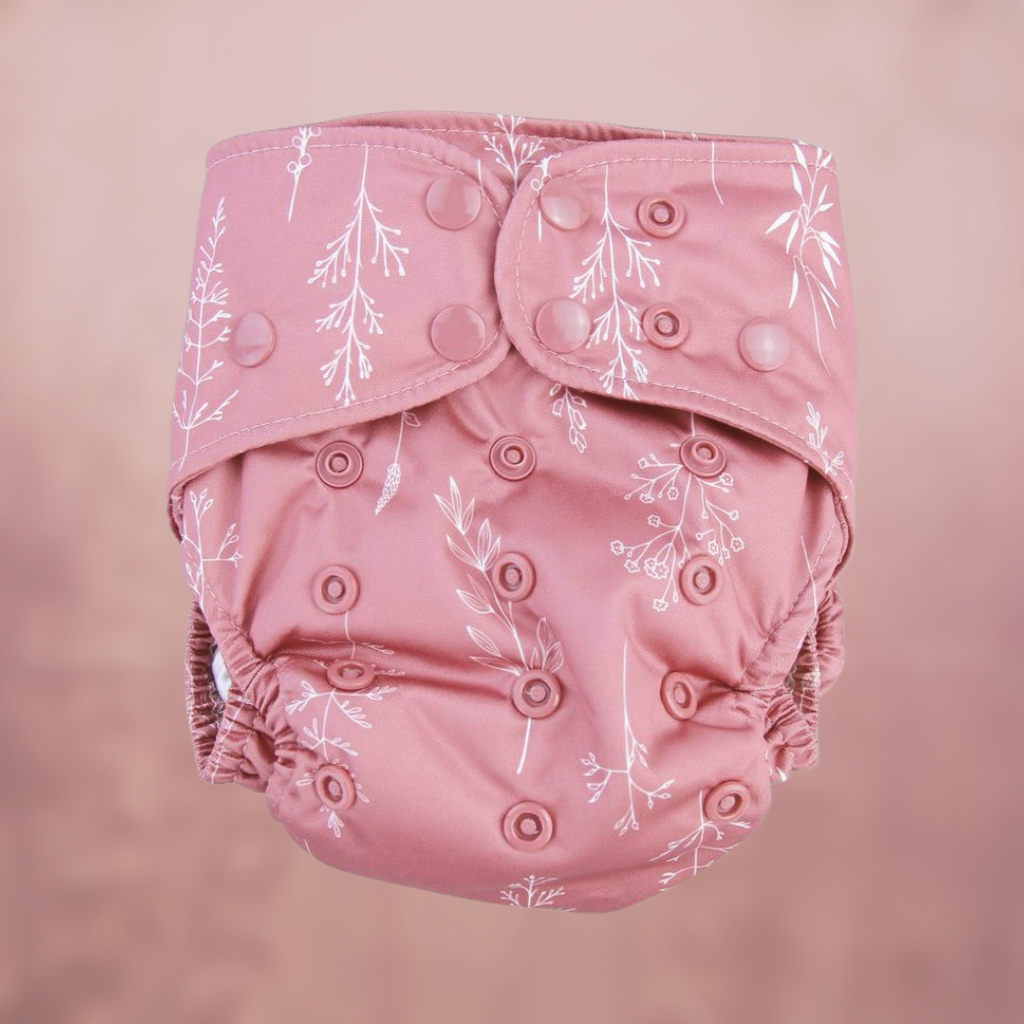 Stoffwindel im Hibiscus Flowers Muster