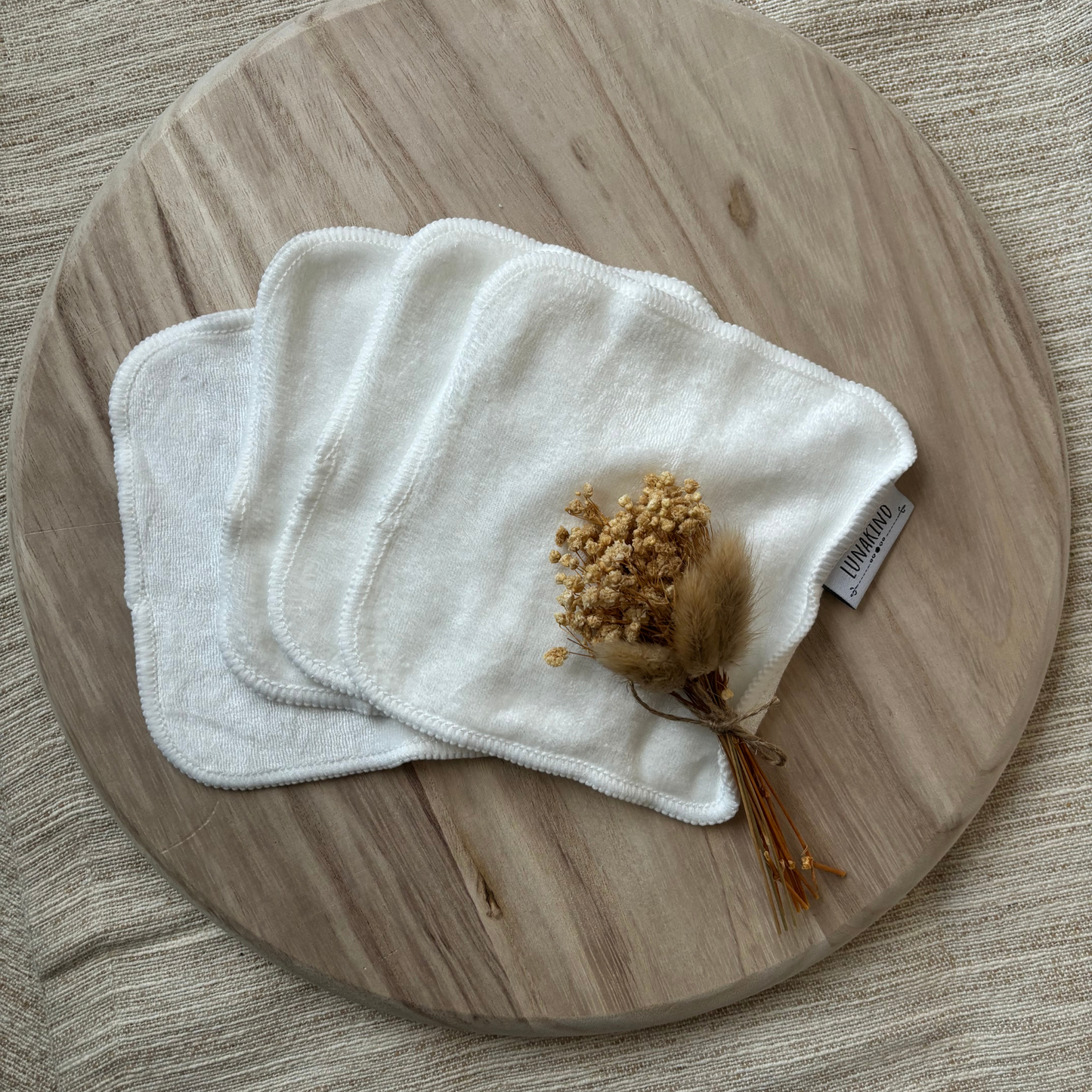 washcloth set bamboo 5-piece